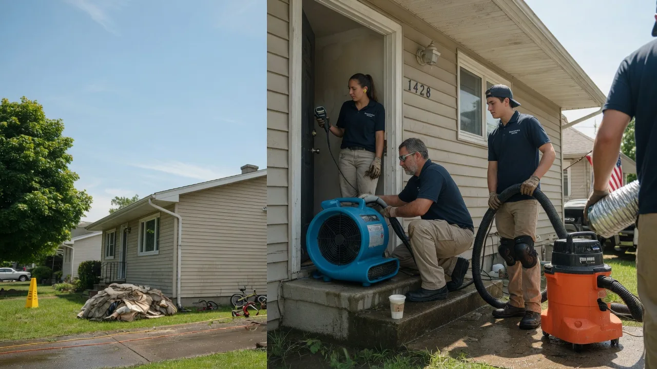 Water Damage Restoration in Keyesport, IL near me